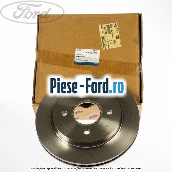 Disc de frana spate diametru 253 mm Ford Mondeo 1996-2000 1.8 i 115 cai